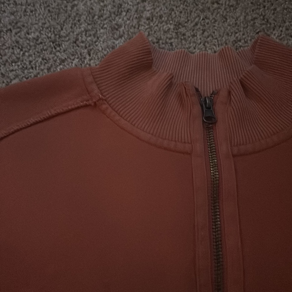 dusty orange aerie pullover crewneck - Picture 2 of 4